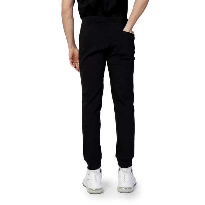 Armani Exchange Zwarte Katoenen Joggers (Trainingsbroeken)