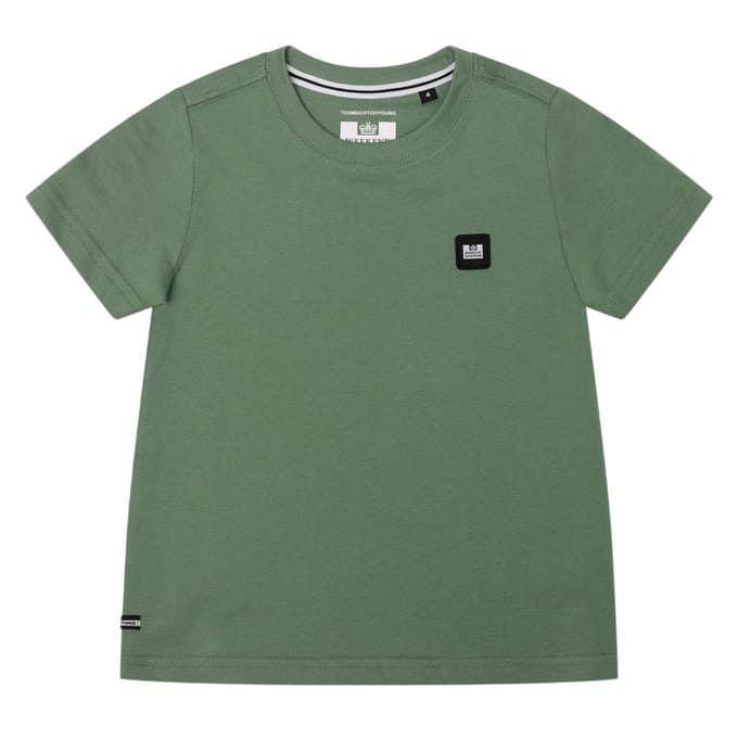 Weekend Offender Kinder-T-shirt van katoen uit Kingston (Midden Groen)