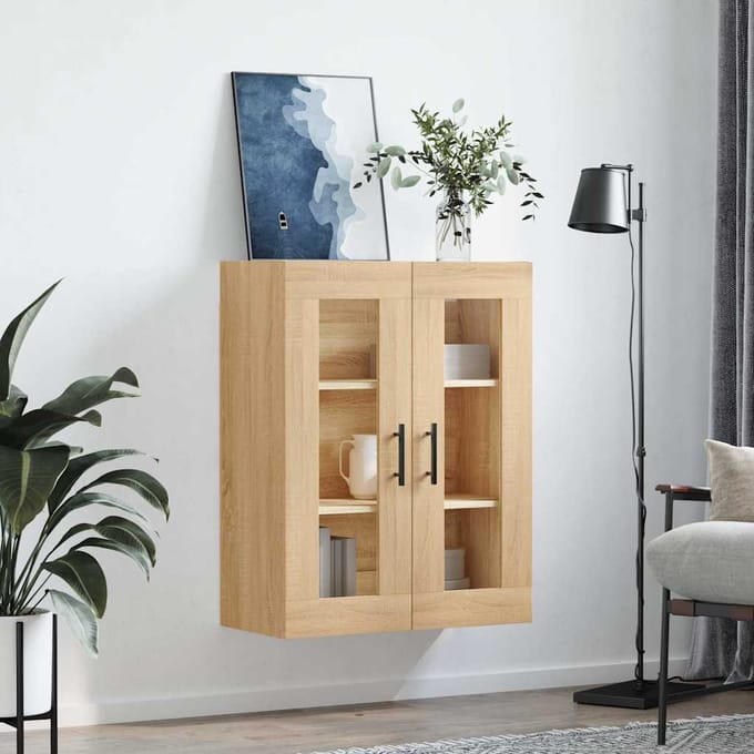vidaXL Bovenkast 69,5x34x90 cm sonoma eikenkleurig