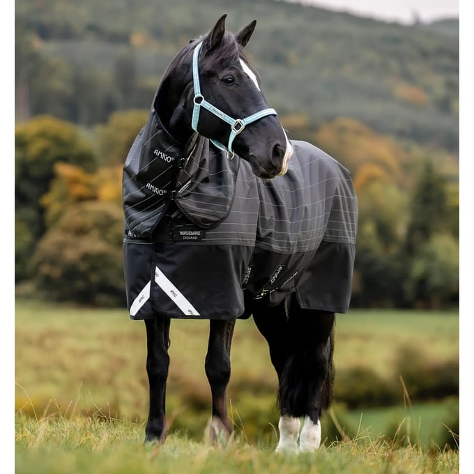 Buitenbeschermde Waterdichte Amigo 1200D FieldSafe Reflectech 50g Horseware