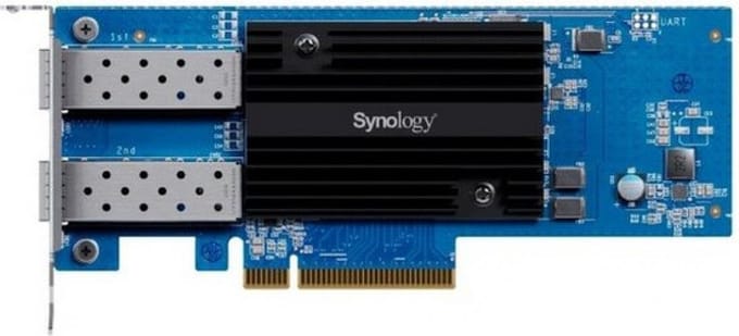 Synology E25G30-F2 Dual-port 25GbE SFP28 add-in card for systems