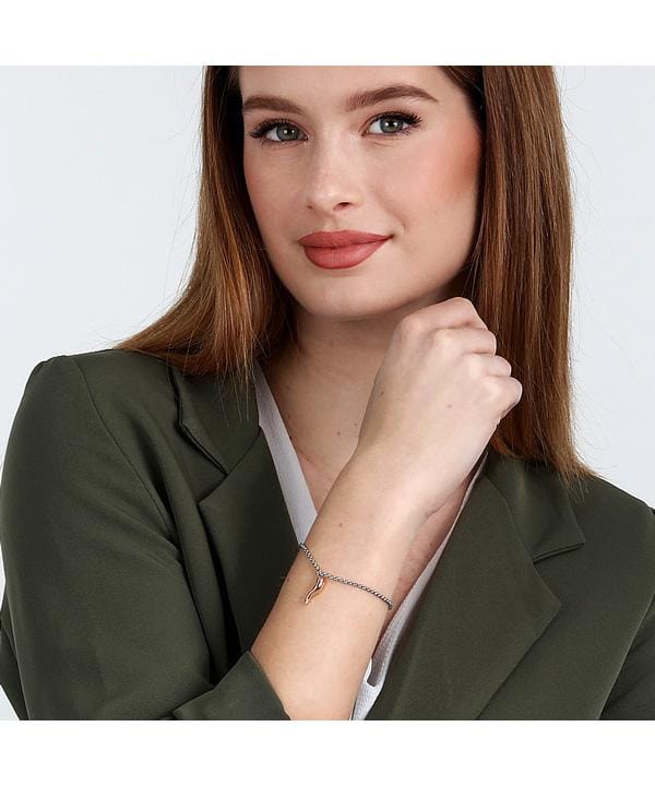 Morellato Istanti Roségoud Roestvrij Staal Armband SAVZ11 Voor Dames white