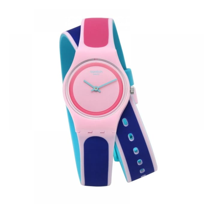 SWatch Lp140 Kauai Dames Urethaan Horloge LP140 pink