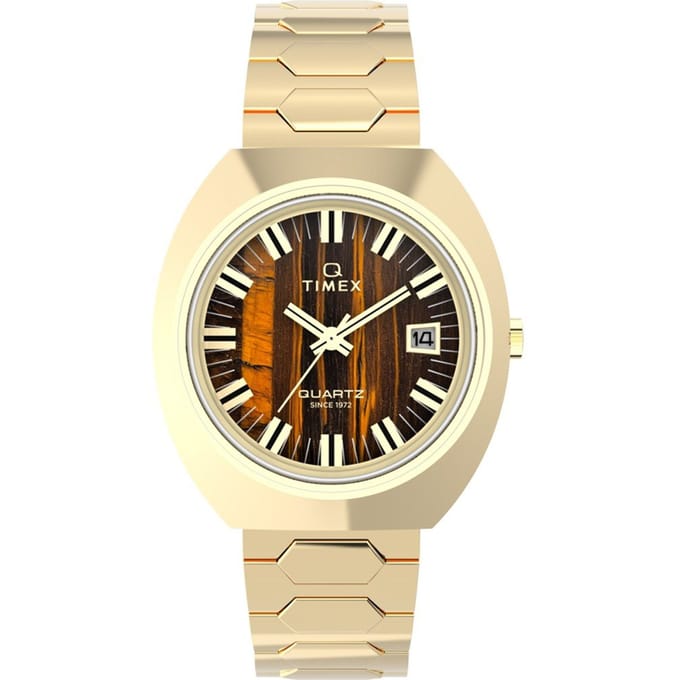 Timex Time Machine Reissue TW2Y45200 Horloge - Staal - Goudkleurig - Ø 39 mm