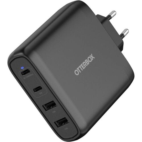 Otterbox GaN 4 x Port Adapter Oplader snellader 2 x USB-C & 2 x USB-A - 100W (EU plug) (20V, 3A)