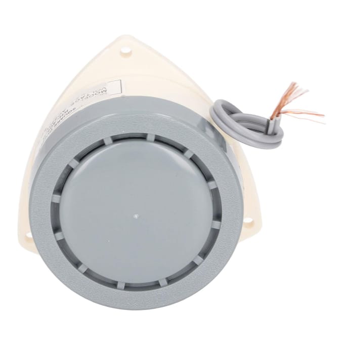 Avertisseur sonore électronique BERM, bip sonore continu, 60 dB, rond, ignifuge, composant PC gray