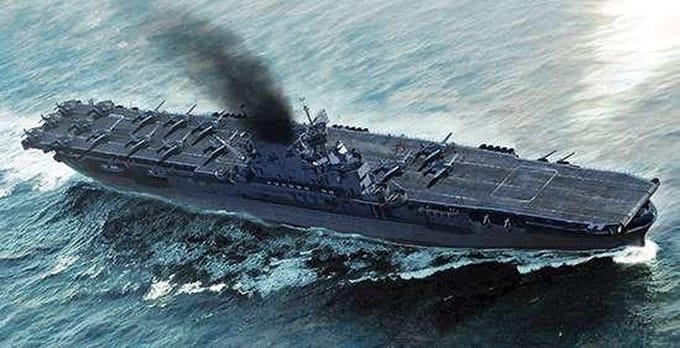 Trumpeter Modelbouwpakket Schepen - 06708 USS Enterprise CV-6 Ship Plastic - 1:700 - Modelbouw