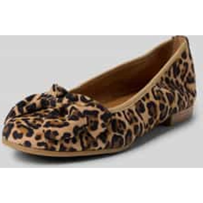Tamaris Ballerina's leopard Leer - Maat 37