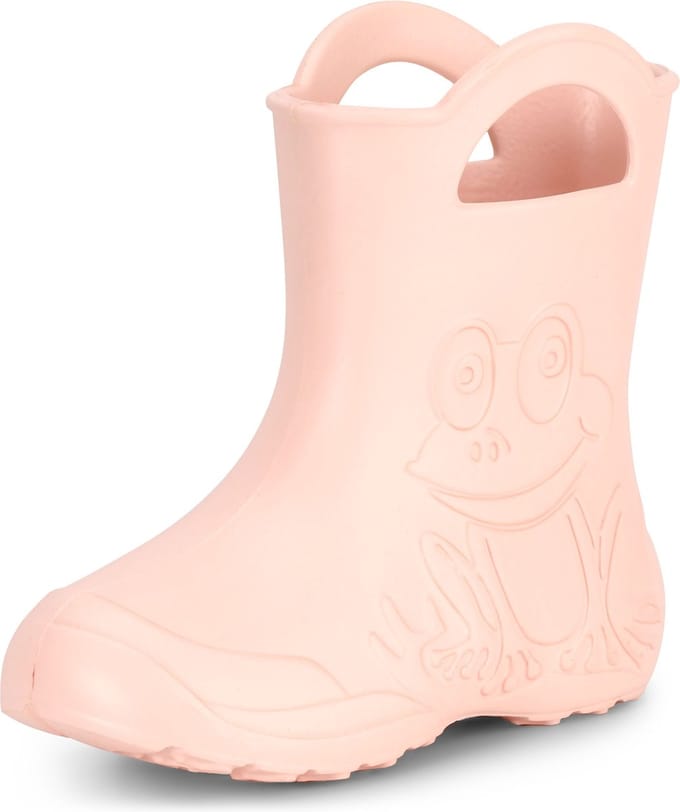 Ladeheid LA-CA-Frog Kinder Regenlaarzen - Rubber - Licht - EVA - Poederroze - 22/23
