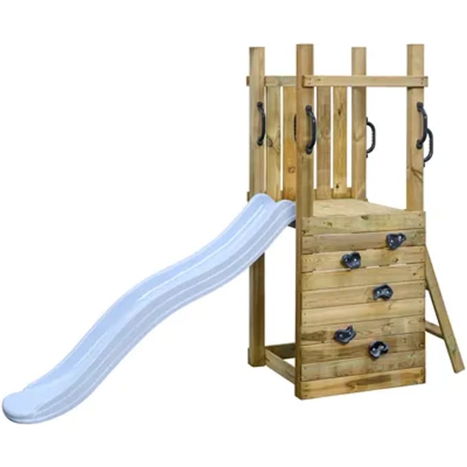 Swingking Speeltoren Irma Met Glijbaan Pastel Blauw