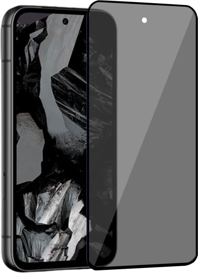 Geschikt voor Google Pixel 8a - Privacy Screenprotector - Beschermglas - Privé GuardCover