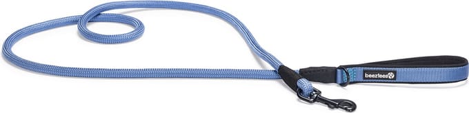 Beeztees Premium Parinca - Hondenriem - Rond - Nylon - Blauw - 180x1,2 cm