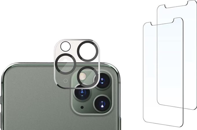 Ntech iPhone 13 Pro Max Camera lens protector + Screen Protector 2 stuks - iPhone 13 Pro Max Screenprotector - iPhone 13 Pro Max Screen Protector Camera – Ntech