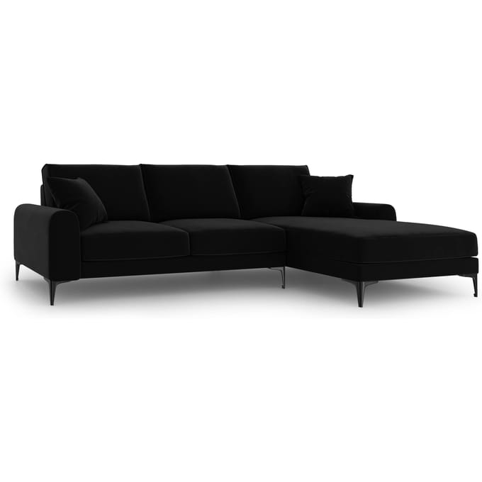 4.5-zitshoekbank Madara rechts velvet | Mazzini Sofas