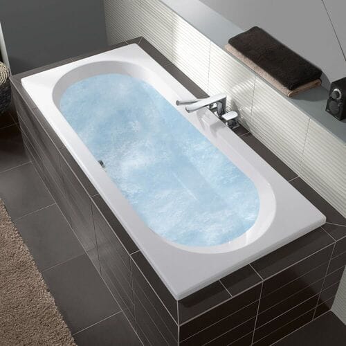 Villeroy & Boch O.novo Duo bathtub 190 x 90 cm, Hydropool Entry, technology position 2 UHE190CAS2A2V01