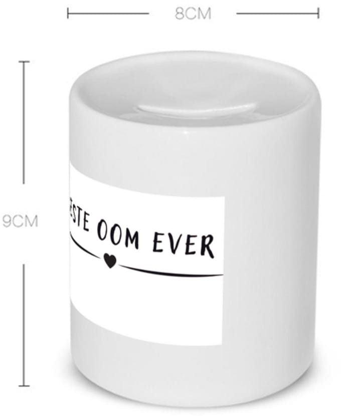 Akyol - beste oom ever Spaarpot - Oom - uncle - leuk cadeau voor je oom - 350 ML inhoud