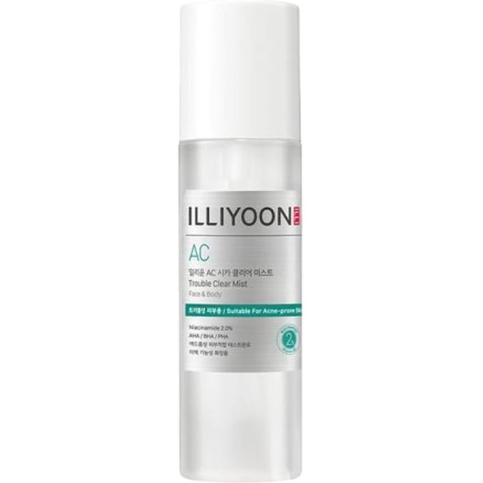ILLIYOON Cica Trouble Mist Verzachtende & Acne Verzorgende Gezichtsspray 200ml white
