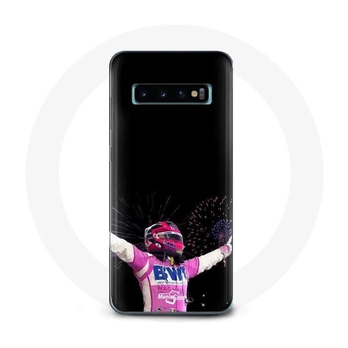 Hoesje voor Samsung Galaxy S10 plus Formule 1 Sergio Pérez Mendoza won de race