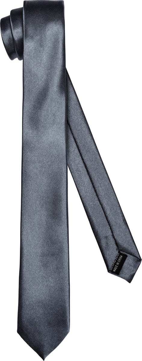 Ladeheid Smal Stropdas - Stropdassen voor heren - Lengte: 150 cm, Breedte: 5 cm - Zwart - LA-EA-TMS-5