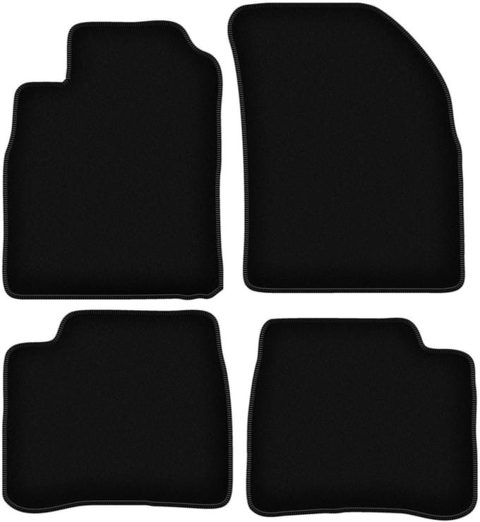 BASIC zwarte veloursmatten voor: Hyundai Sonata III sedan (1999-2005)