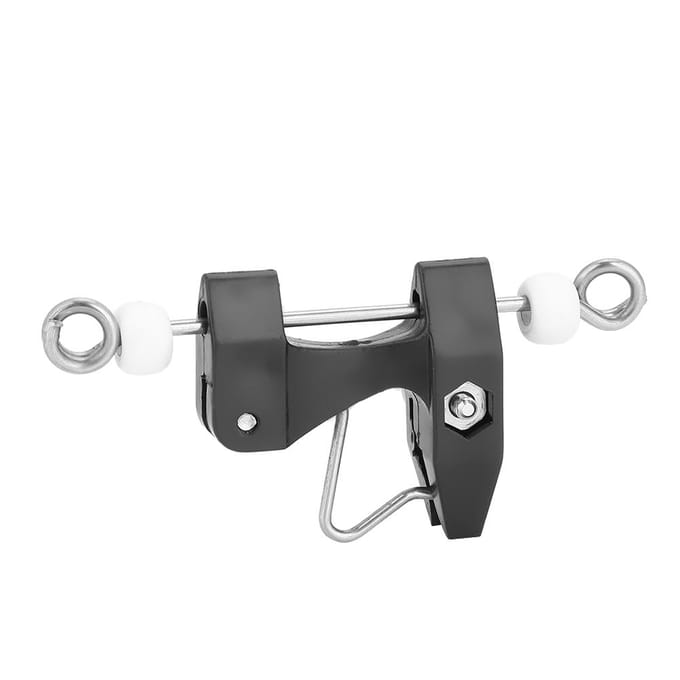 Verstelbare Spanning Trolling Clips Release Clip Bootvissen voor Outrigger Downrigger black