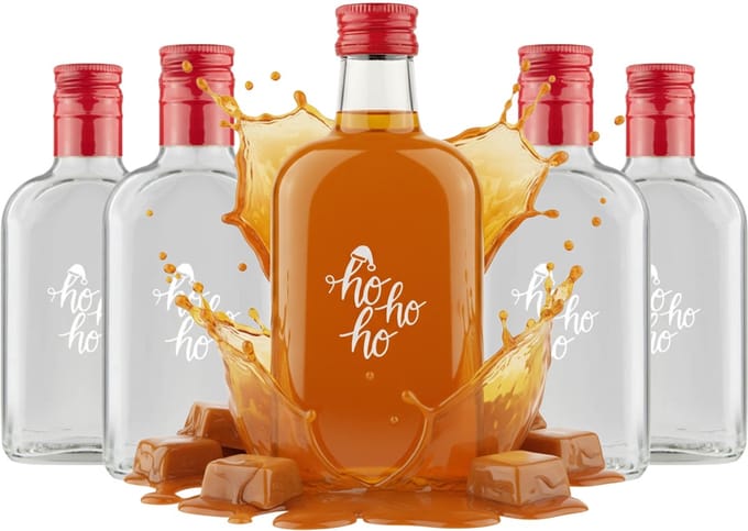 Bimberek - Flessenset - 200ml - Ho Ho Ho - Glas