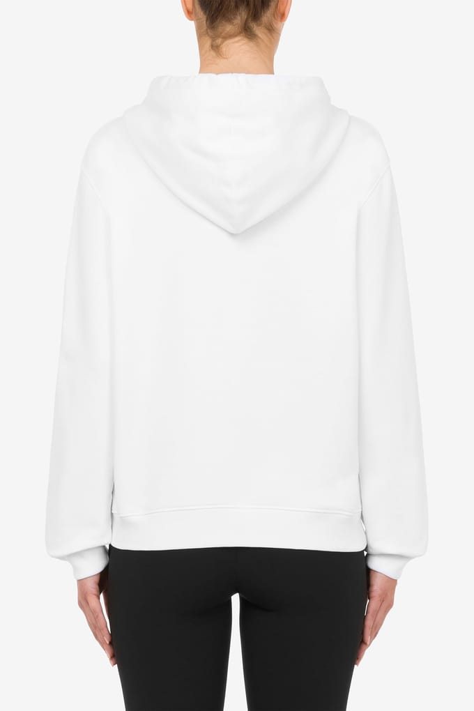 Moschino Sweatshirt White Taglia: 42 | Felpe con cappuccio Outlet | Donna | Bianco