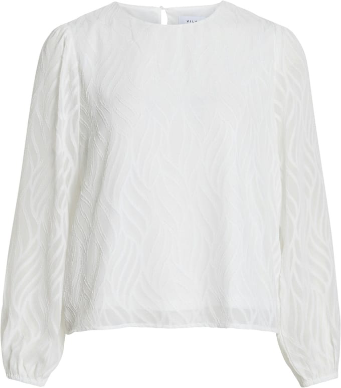 VIMIKA O-NECK L/S TOP - NOOS
