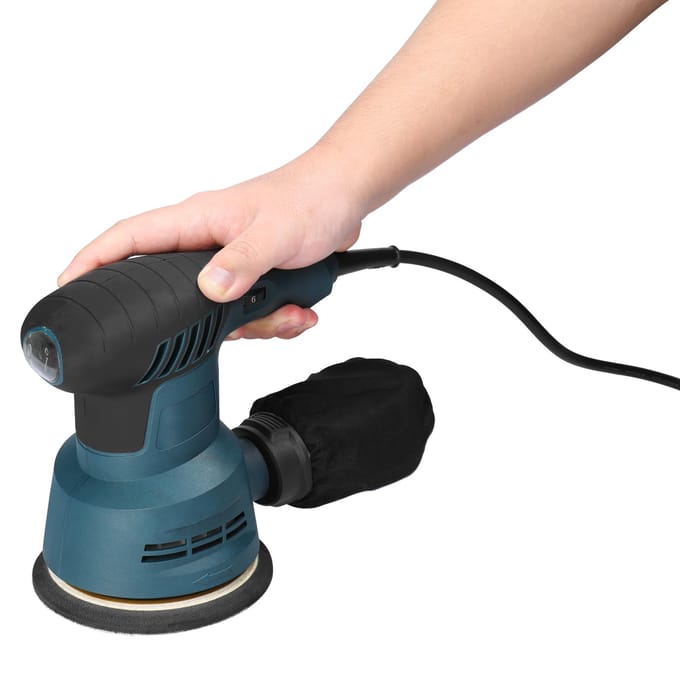 300W Handheld Elektrische Excentrische Schuurmachine 5 Inch 125mm Schuurplaat Elektrische Schuurmachine Houtbewerking US Plug