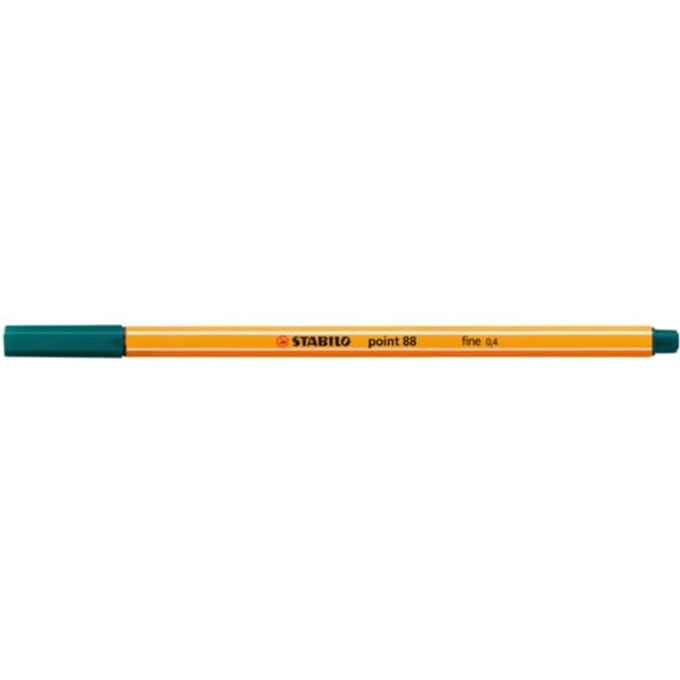 STABILO point 88 - Fineliner 0,4 mm - Turquoise Groen - per stuk