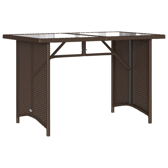 vidaXL - 6-delige - Loungeset - met - kussens - poly - rattan - bruin