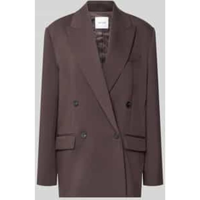 oversized blazer met viscose