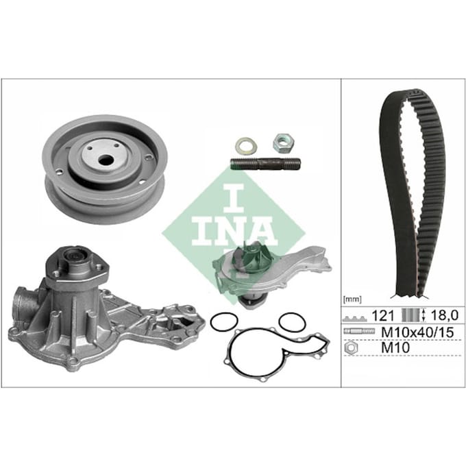 Schaeffler Ina Waterpomp + distributieriem set PowerGrip® INA 530 0162 30
