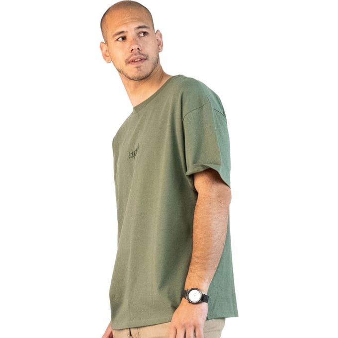 Herenoversized T-shirt met korte mouwen 3900