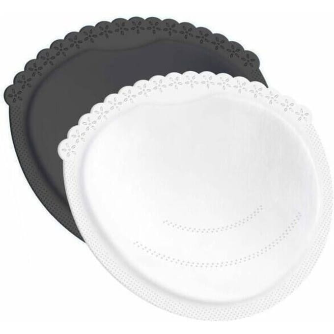 Difrax - Borstvoedingspads 40 stuks wit en zwart - wit / zwart