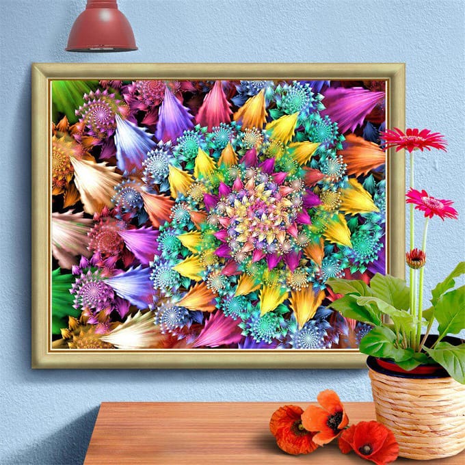5D diamant schilderij volledige ronde boor bloemen diamant borduurwerk verkoop kruissteek 20X30CM blue