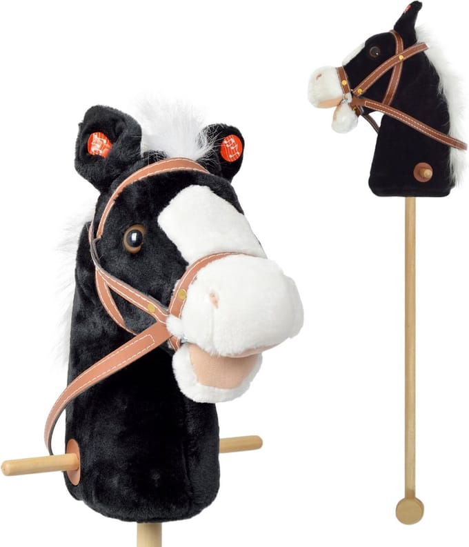 Stokpaard met Geluidsfunctie Beauty