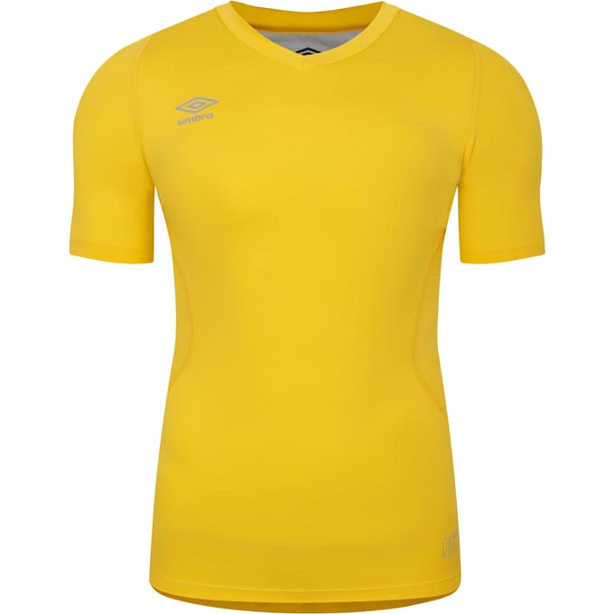 Umbro Unisex Elite V-hals Base Layer Top voor volwassenen (Geel)