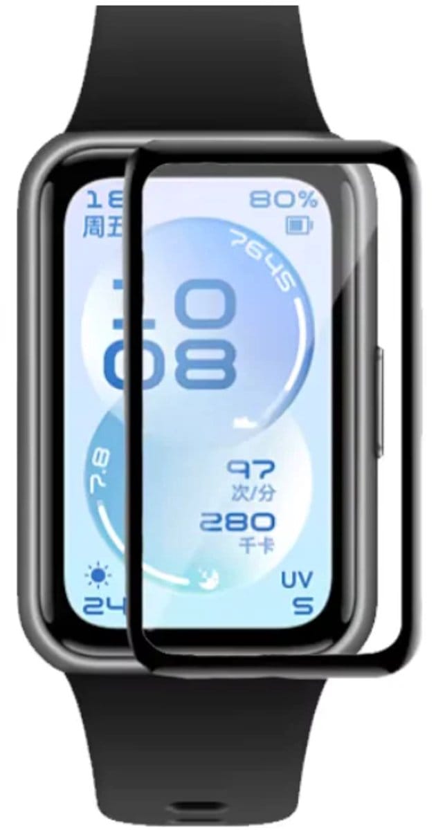 Strap-it Screenprotector geschikt voor Huawei Band 11- Bescherming tegen krassen - Beschermfolie - PMMA screenprotector - Transparant