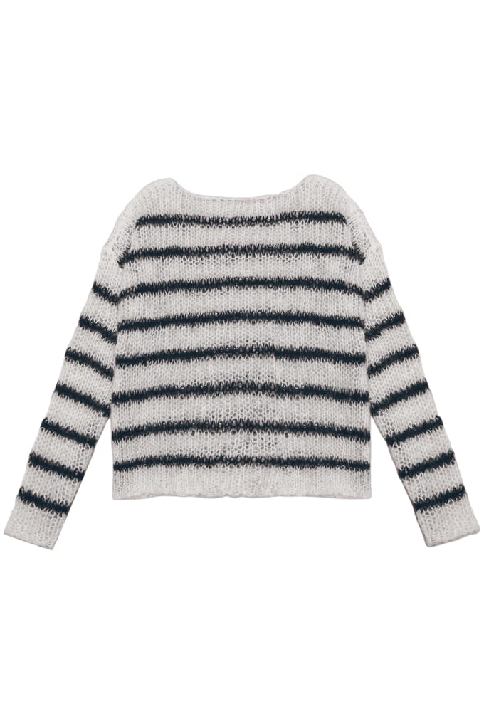 Mikuta The Striped Mohair Knitted Sweater Taglia: M | Maglioni a maglia Outlet | Donna