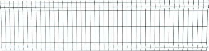 Enkelstaaf hekwerk groen 60cm hoog 250cm breed.