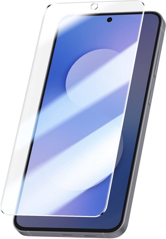 Mayaxess, Screenprotector geschikt voor Galaxy S25 FE - Tempered Glass 9H & Oleophobic, Transparant