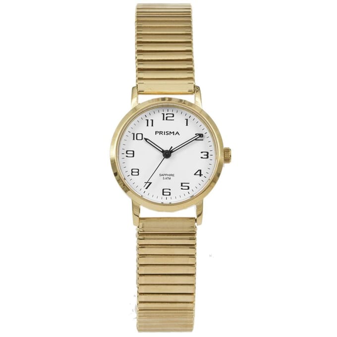 Prisma Stainless Steel Sapphire Dameshorloge P1759