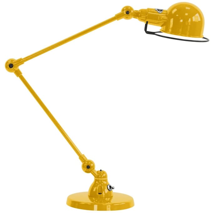 Jieldé Signal SI333 tafellamp met voet, mosterdgeel