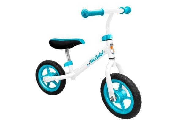 Stamp Loopfiets skids control Total Control 10" wit turkoois Loopfietsen