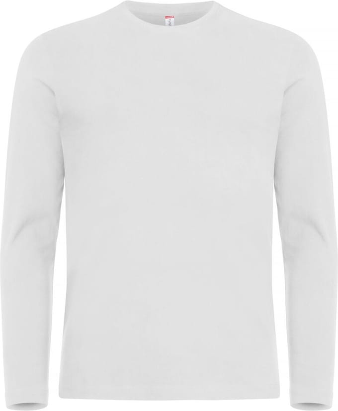 Clique Premium Fashion-T L/S 029358 - Wit - S