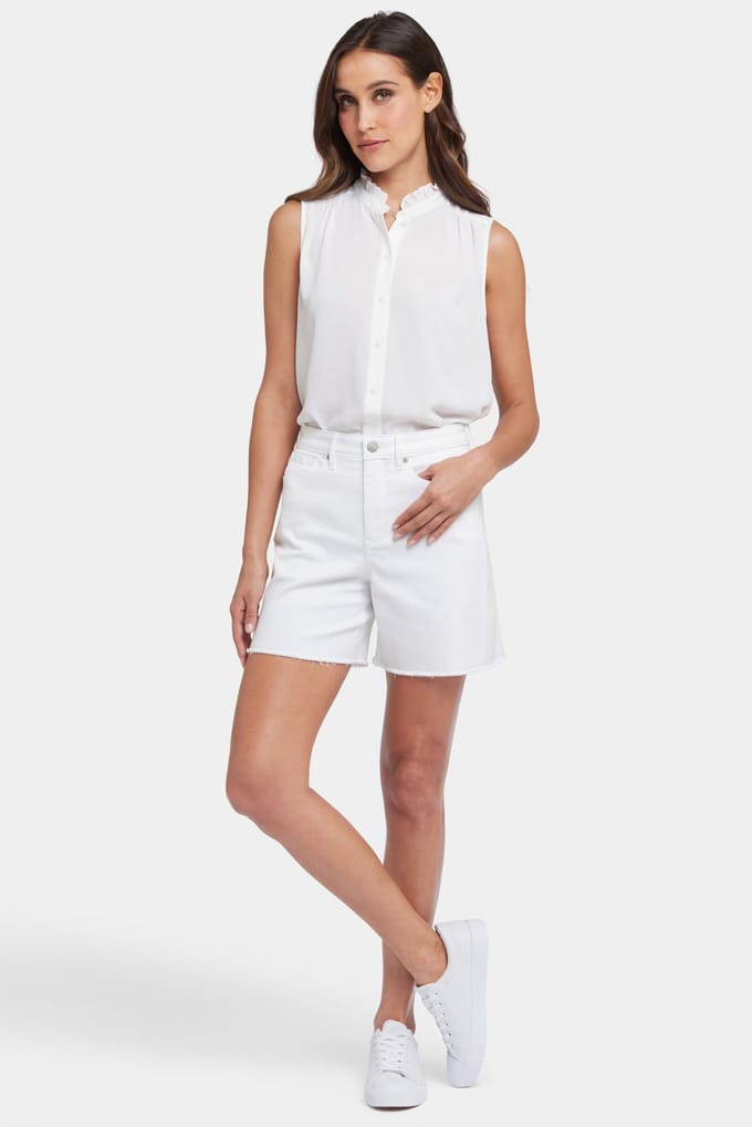 Berkyn Relaxed Denim Shorts Met Super Hoge Taille