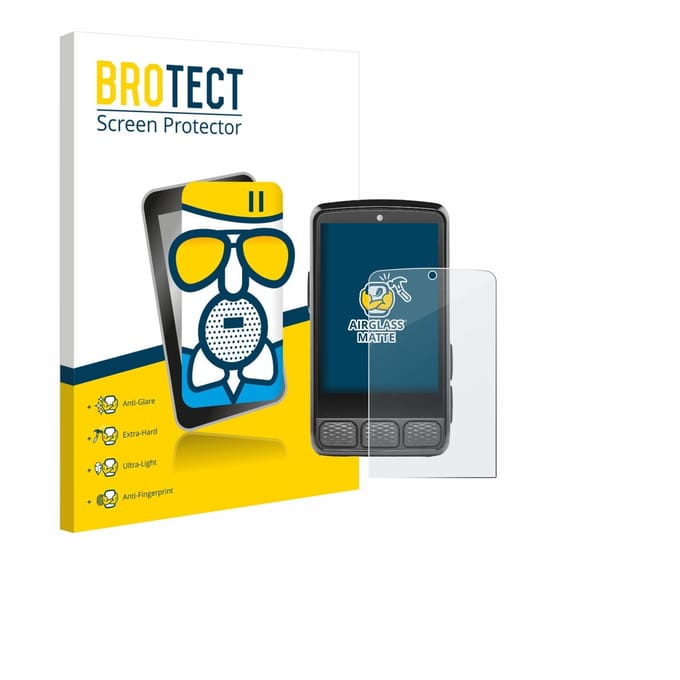 BROTECT - Screenprotector voor Wahoo Elemnt Roam V3 - Folie Beschermfolie Beschermglas matte