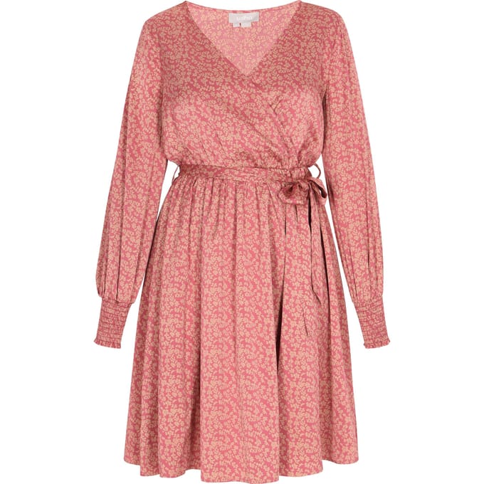 usha jurk Dames Oud roze beige