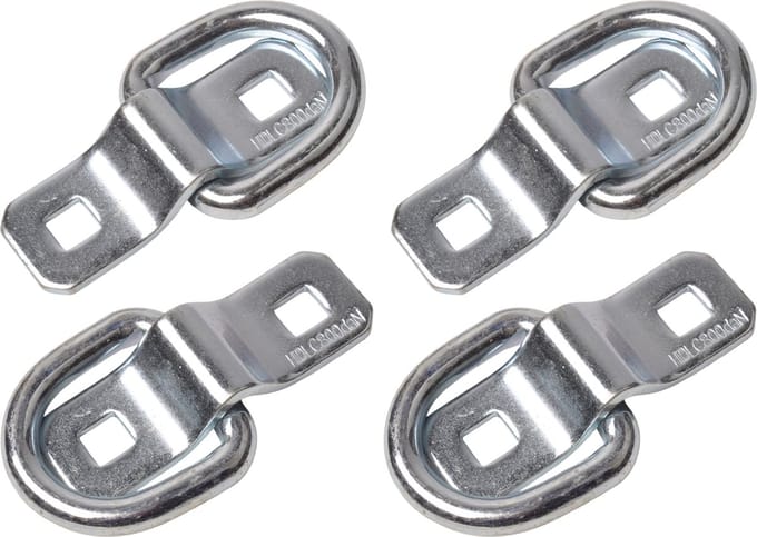 Vloerring / sjoroog Duits - 2-delig - 91x31 mm - set van 4 stuks